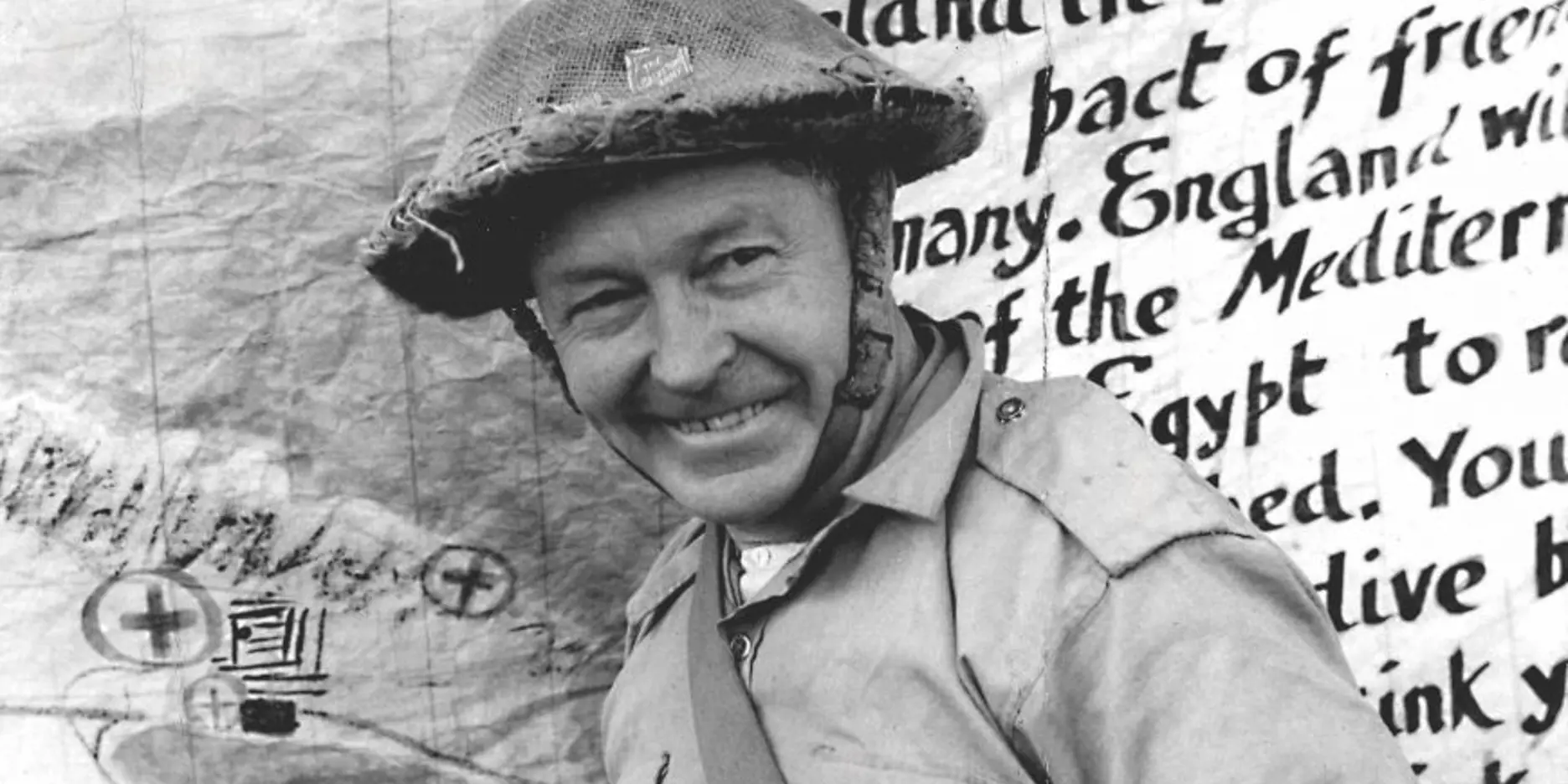 Red Shield Representative Brigadier Arthur McIlveen on duty during his time with the Rats of Tobruk in World War Two.