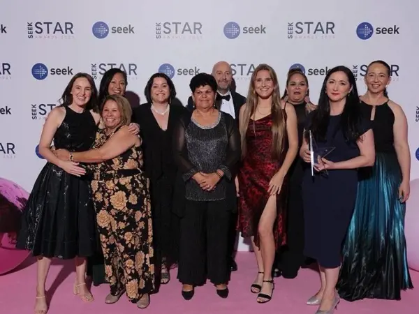 Salvos team at SEEK star event