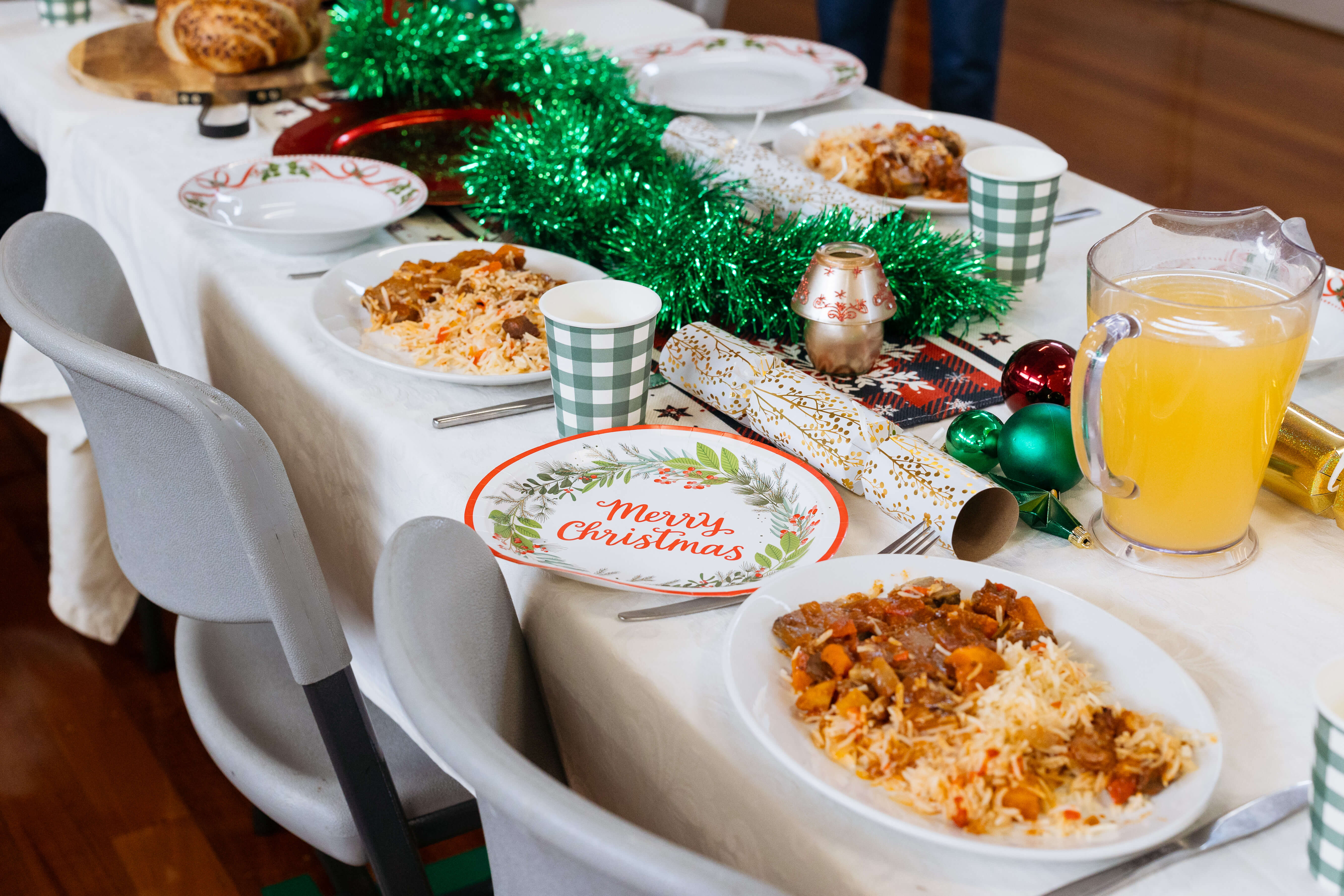 Share a Christmas meal with us