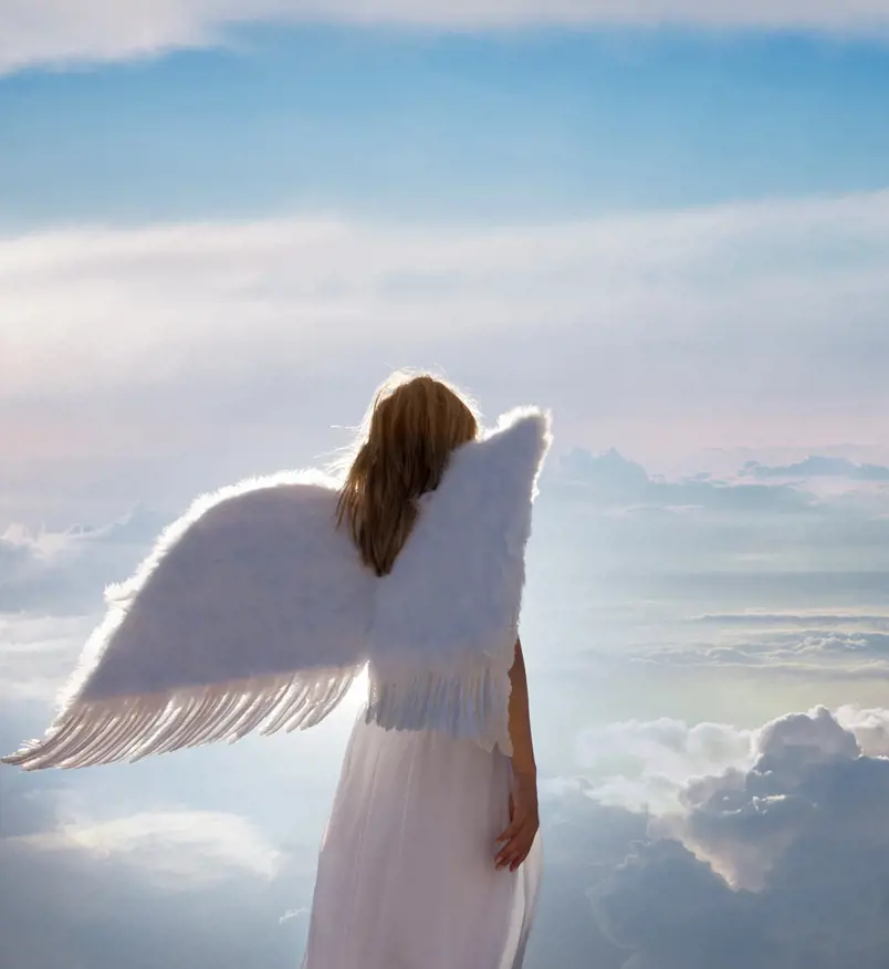 The angel said