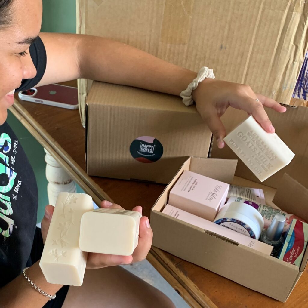 Donate toiletries