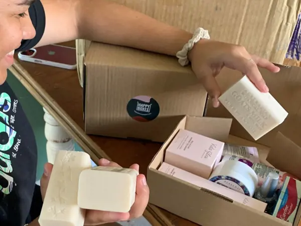 Donate toiletries