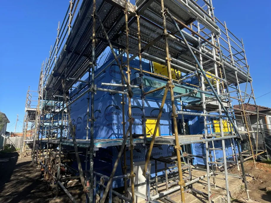 Housing construction in progress Victoria