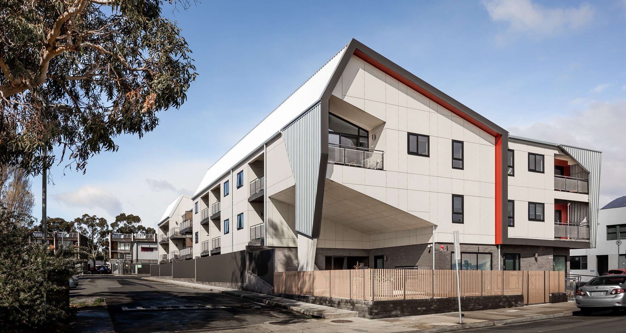Hopkins Street Housing Front view