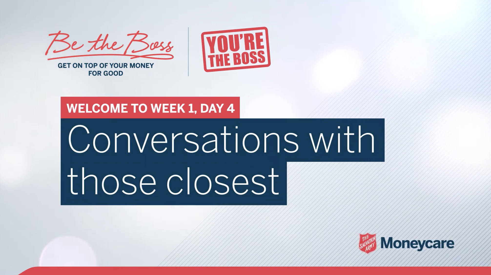 Day 4: Conversations with those closest