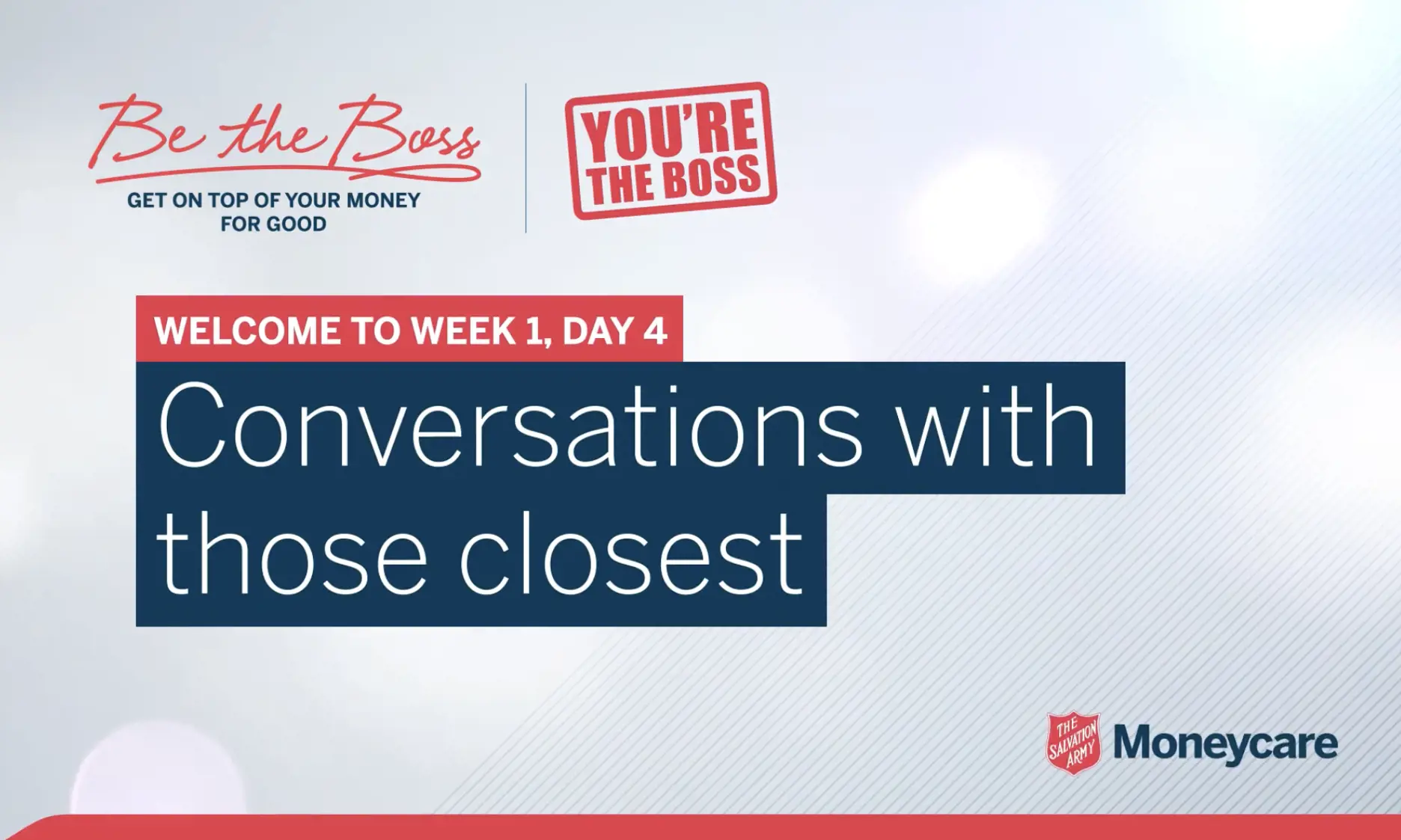 Day 4: Conversations with those closest