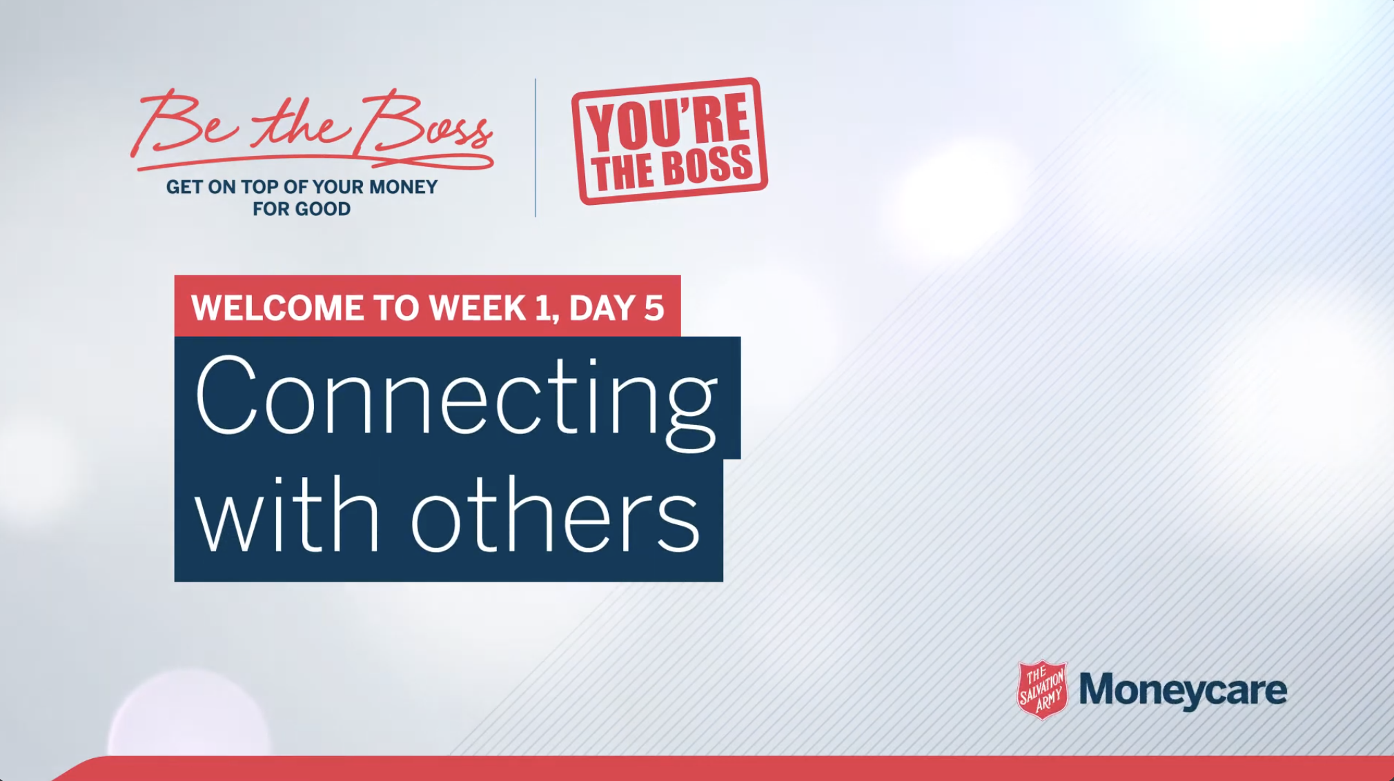 Day 5: Connecting with others