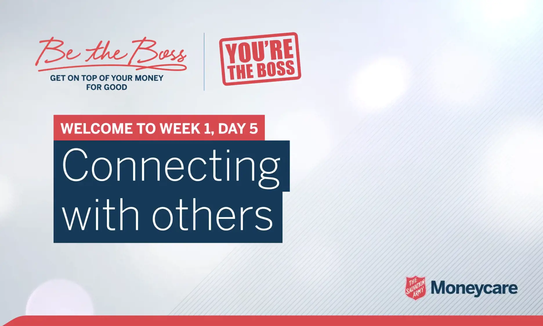 Day 5: Connecting with others