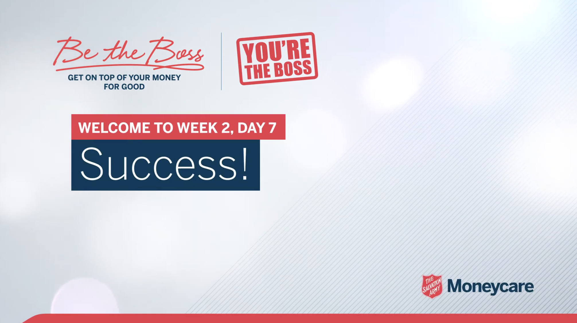 Day 7: Success!