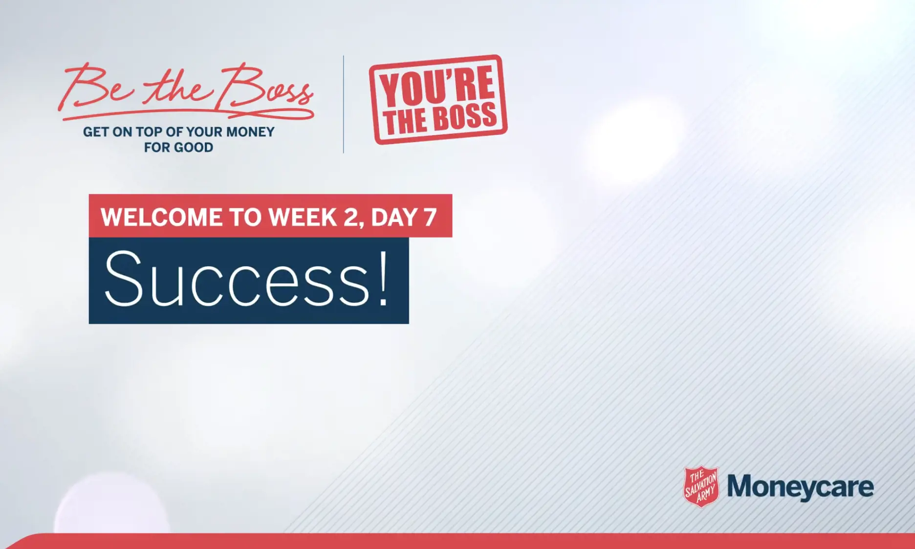 Day 7: Success!