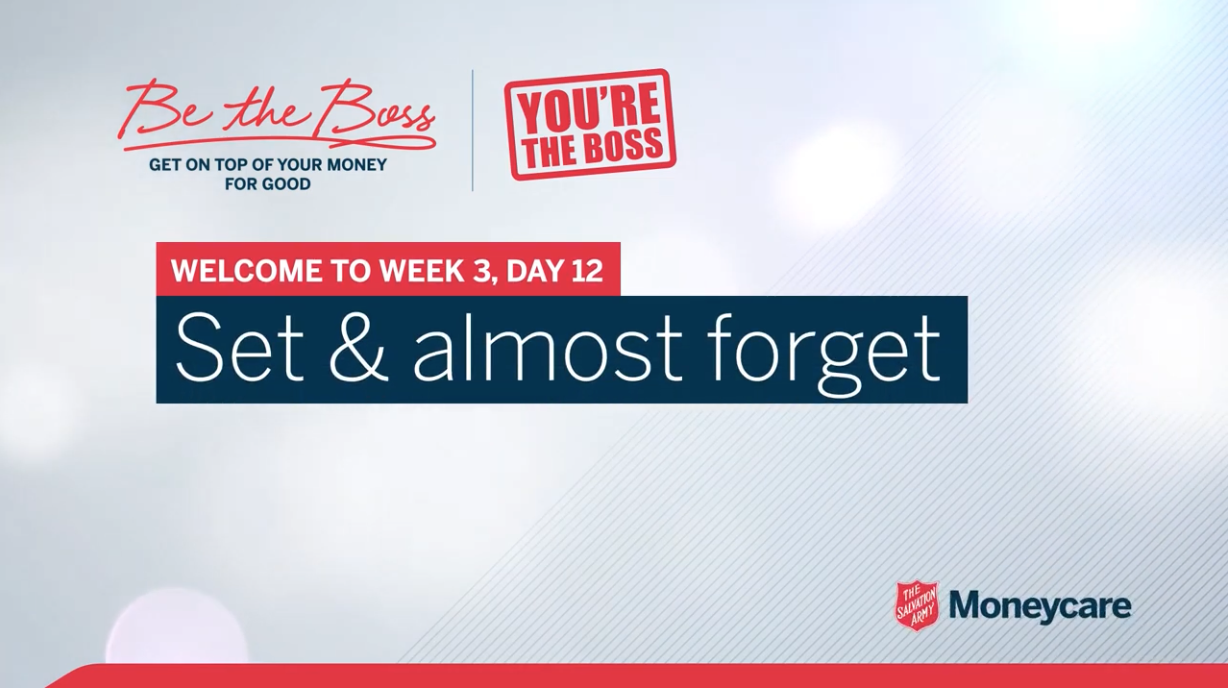 Day 12: Set and almost forget