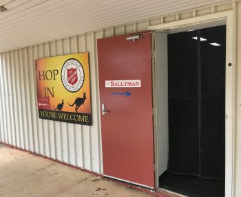 HOP IN entrance