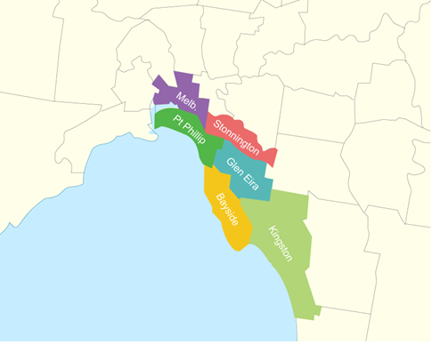 We cover a wide area of the inner south region of Melbourne: